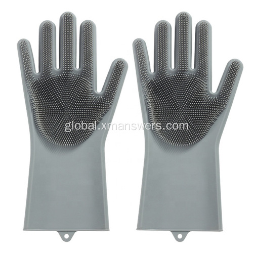 Silicone Houseware Waterproof silicon kitchen hand gloves for dish cleaning Supplier